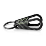 Einkaufswagenlöser - Schlüsselanhänger aus Carbon 2er Ser