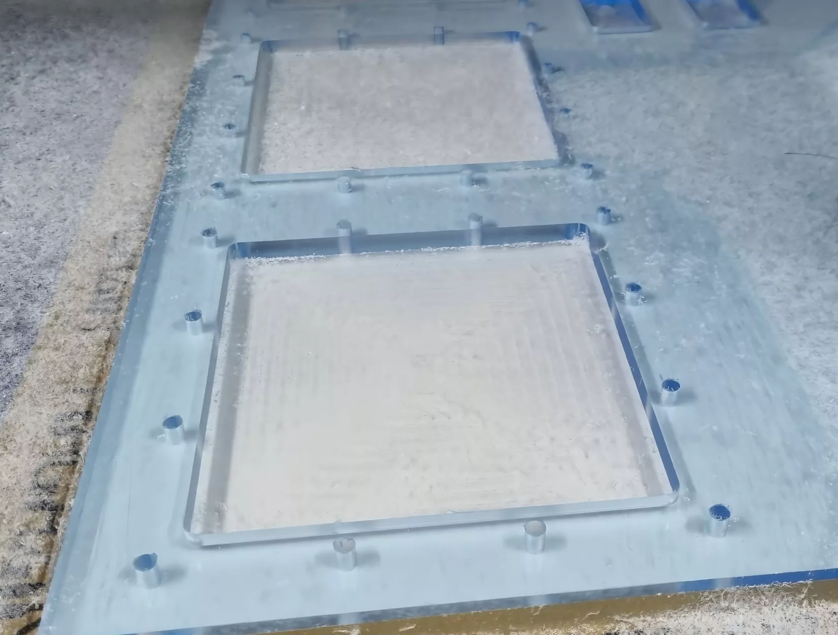 CNC Frästeil aus Acryl für den Maschinenbau